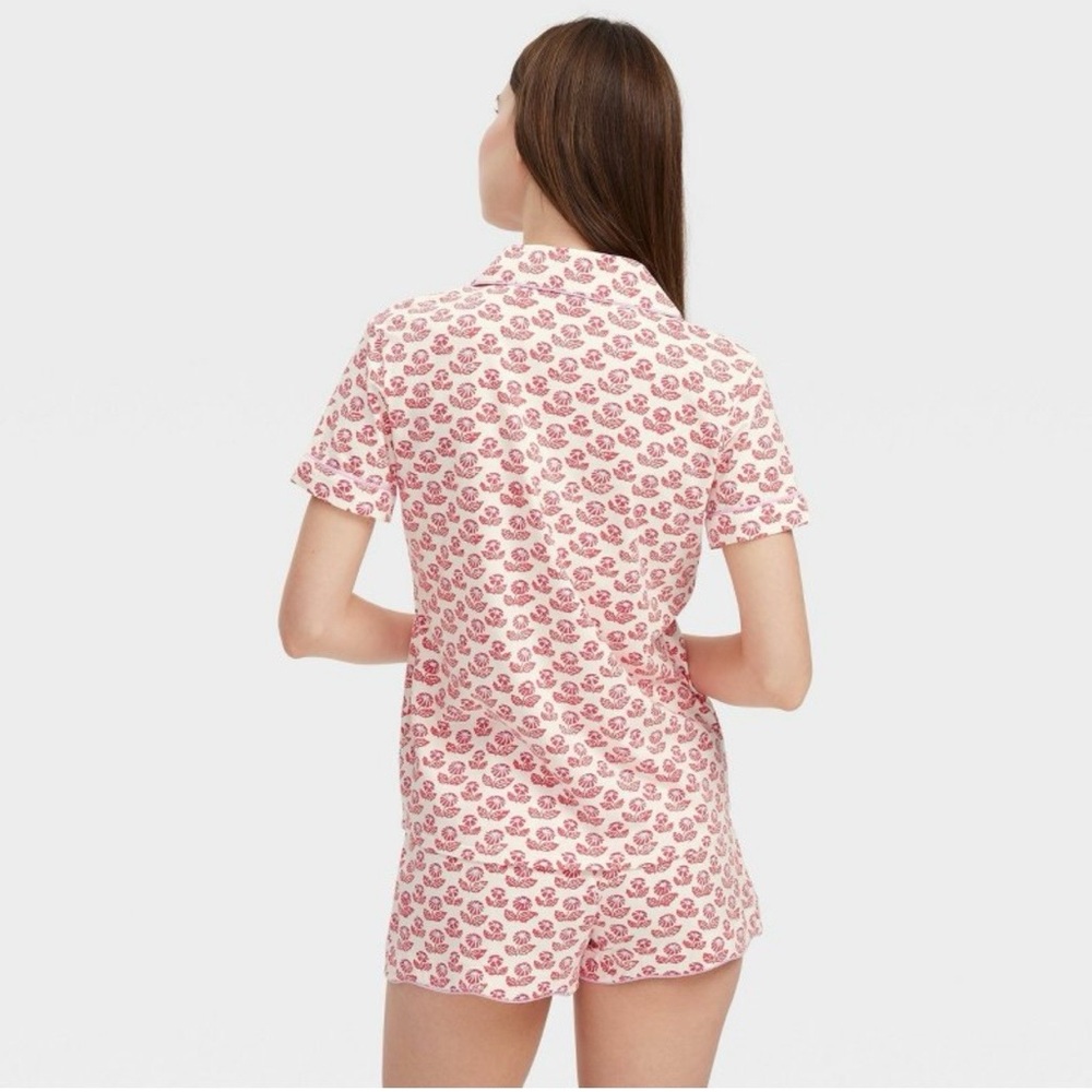 Roller Rabbit Pink Patterned Women's Pajama Set - Picture 2 of 4